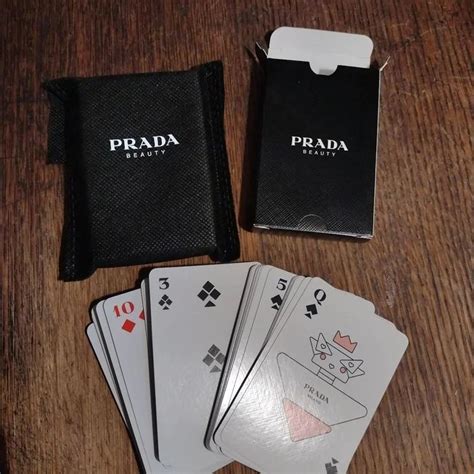 prada deck of cards|Prada Men's Playing Card Kit with Three Card Decks.